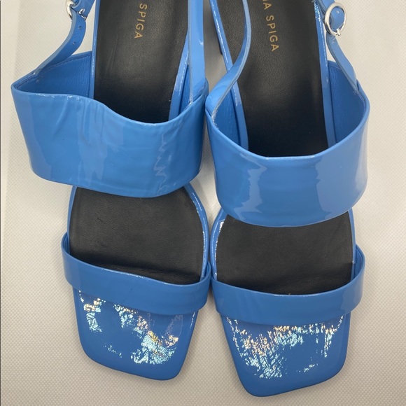 VIA SPIGA Women's Forte Block Leather sandal - Picture 5 of 6